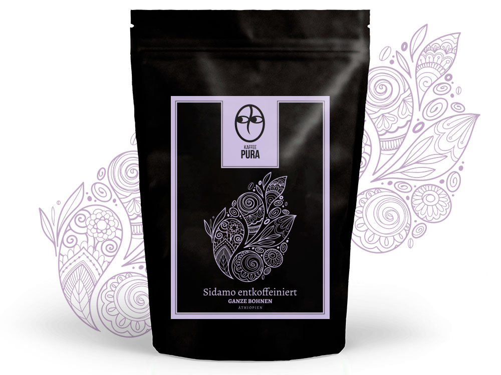 Sidamo Kaffee Entkoffeiniert, BIO & fair gehandelt