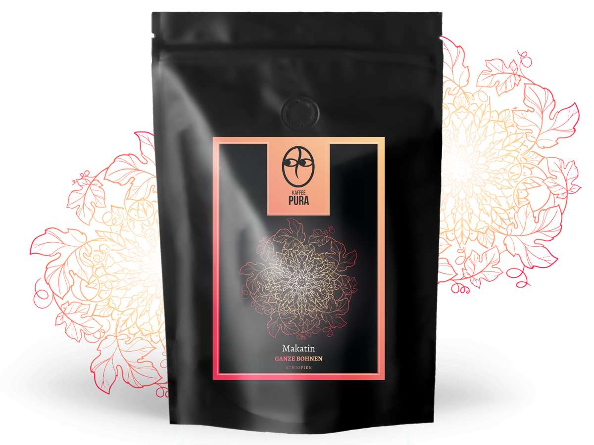 Makatin Kaffee, BIO & fair gehandelt ganze Bohne